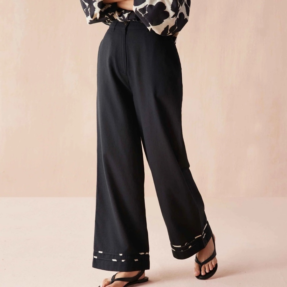 Omika Roma Wide Leg Pants Women’s Size M Linen Blend